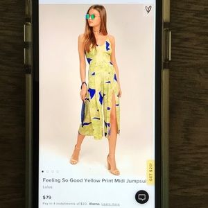 Felling So Good Midi Jumpsuit